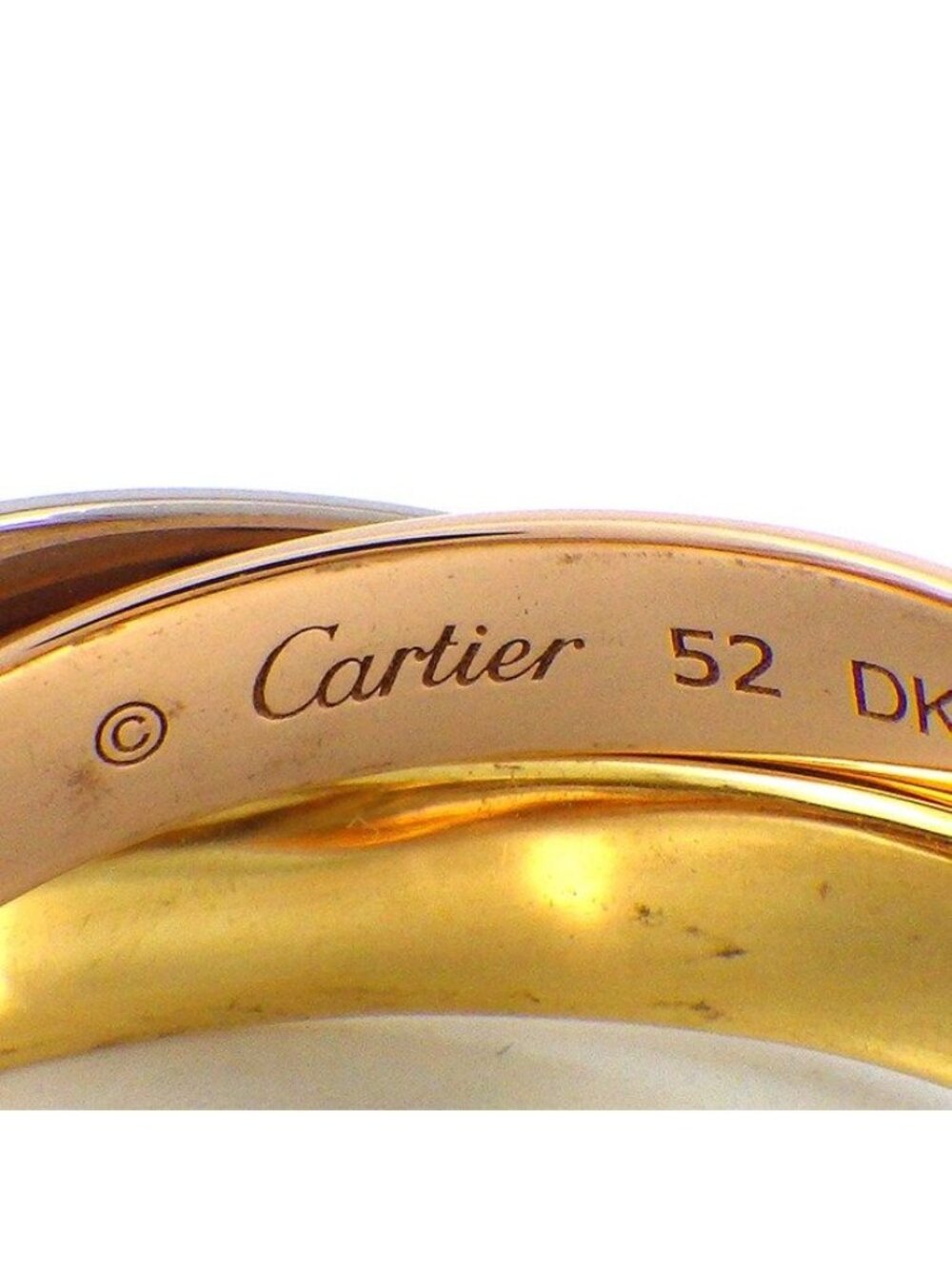Cartier Ring Trinity Classic Model MM Three Color Diamond - Picture 4 of 11